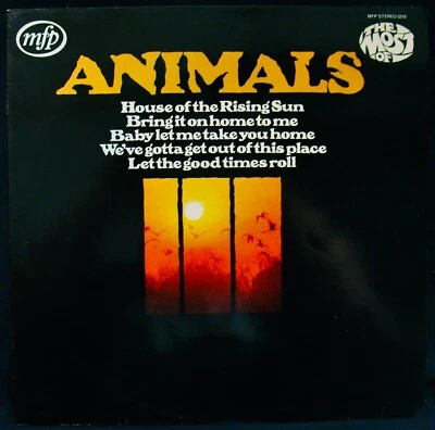 THE ANIMALS~The Most Of~Near Mint UK Import Album~ERIC BURDON~MFP #5218~Top! - Image 1 of 3
