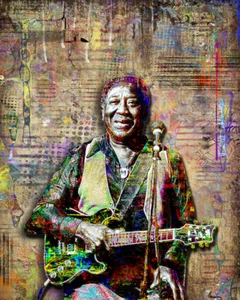 Muddy Waters 16x20in Poster Muddy Waters Blues Tribute Print Free Shipping US - Picture 1 of 5