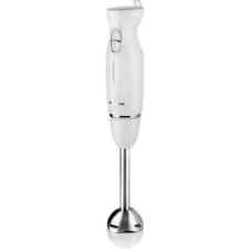 Ovente Immersion Electric Hand Blender with Stainless Steel Blades White HS560W
