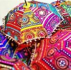 Indian 50 Pcs Lot Vintage Cotton Sun Parasol Valentine Day Decor Umbrellas