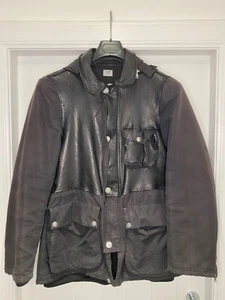 C.P. Company Half Leather Field Jacket | Size 48 | Archive Piece | Rare Made in - Picture 1 of 8