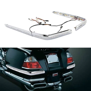 Saddlebag Decoration Trim with LED Light Fit For Honda Goldwing GL1800 2001-2011 - Picture 1 of 8