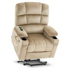 MCombo Dual Motor Power Lift Recliner Chair, Fabric 7679