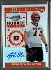 2019 Panini Contenders Optic #189 Jonah Williams RC Auto - Picture 1 of 1