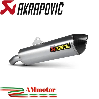 Escape moto Akrapovic BMW F 800 R 2011 gris titanio homologado Foto 1 de 3