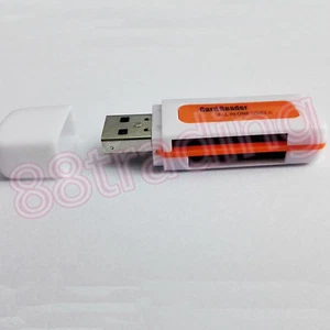 ALL IN ONE USB MEMORY CARD READER FOR MICRO SD HC MS MEMORY STICK PRO DUO M2 MMC - Picture 1 of 5