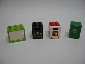 Lego: Zubehör 4 x Behälter / Vorratsschränke 4532 - Bild 1 von 4