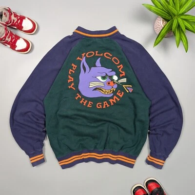 Volcom x Nando Von Arb Men's Loose Multicolor Sweatshirt Big Logo Back Size S|M - Image 1 of 4