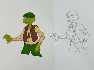 1985 Star Wars Droids AUTHENTIC Cartoon Cel UNKOWN Lizard Turtle - Picture 1 of 7