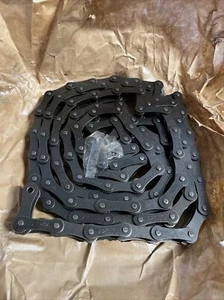 Roller Chain 2050RC 10 Ft 96 Links 1-1/14” Pitch X 3/8” Wide Extended New Tisco - Picture 1 of 4