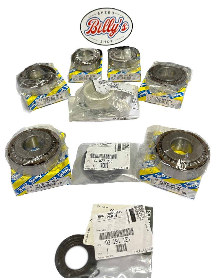Vauxhall Renault Nissan PF6 SNR OEM Gearbox Rebuild Bearing Kit Genuine Seals - Image 1 of 1