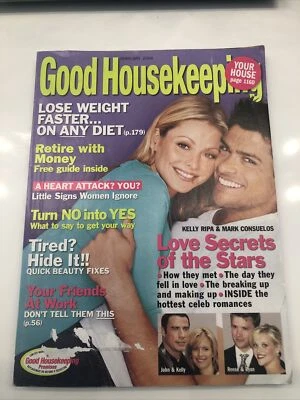 Good Housekeeping Magazine February 2004 Kelly Ripa & Mark Consuelos Feature - Image 1 of 2