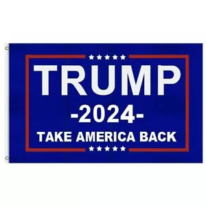 Fabric MAGA Republican Take America Back Outdoor Banner Trump 2024 Flag - Picture 1 of 10