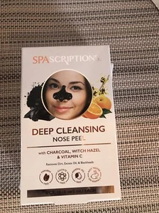 Deep Cleansing Nose Peel Charcoal, Witch Hazel & Vitamin C 8 Count - Picture 1 of 4