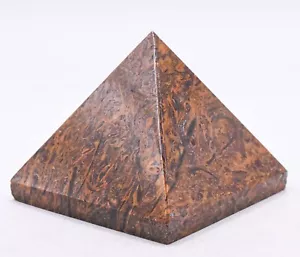 55 mm 160 g Myriam Fósil Jaspe Pirámide Piedra Preciosa Natural Pulida Mineral - India - Imagen 1 de 5