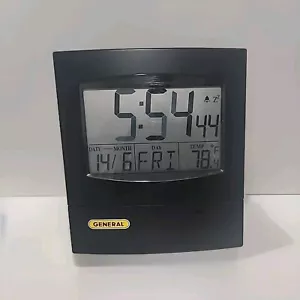 General Tools DJC381 Jumbo Display Digital Wall Clock with Calendar - Picture 1 of 3