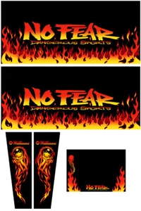 No Fear  Pinball Machine CABINET Decal Set - Picture 1 of 1