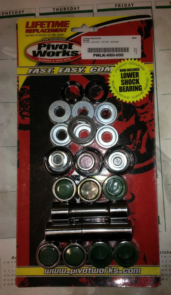kit leveraggio 2005 2007 Honda CR 125R , 2005 2009 Honda CRF 250R PWLK-H60-000 - Immagine 1 di 1