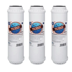 3 x 10" Aquafilter FCCST2 Water Softening & Iron Removal Cartridge Filter - Picture 1 of 1