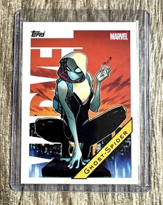2025 TOPPS MARVEL CHROME RARE GHOST SPIDER PROMO SP INSERT 616 FRESH #M-36 - Image 1 of 2