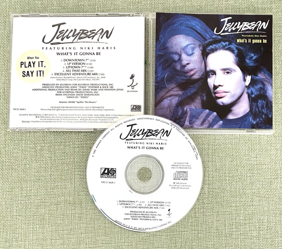 Jellybean / Niki Harris         **PROMO REMIX CD**       What's It Gonna Be - Imagem 1 de 1