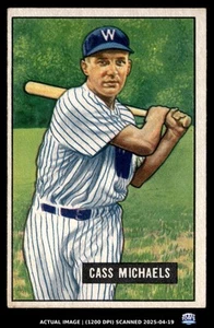 1951 Bowman #132 CASS MICHAELS Washington Senators fast neuwertig - Bild 1 von 2