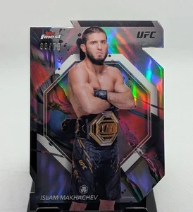 2024 Topps Finest UFC Islam Makhachev Common Die Cut Refractor #63 68/75 - Picture 1 of 2