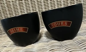 Baileys Original Irish Cream Mine Yours Dessert Cups Mugs Set of 2 - Picture 1 of 6