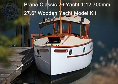 Prana Classic 26 Yacht 1:12 700mm 27.6" Wooden Yacht Model Kit - Image 1 of 4