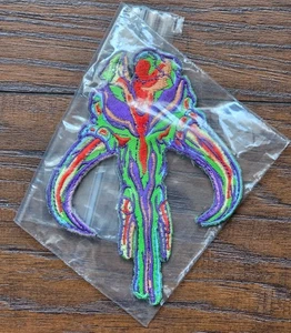 Star Wars Mandalorian Bounty Hunter Thermo Mythosaur Totenkopf Logo Patch mit Klettverschluss - Bild 1 von 3