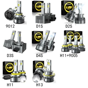 LED Headlight Bulb High/Low Beam/Foglight H11 9005 H13 9012 D1S D3S D2S D4S H - Picture 1 of 37