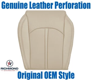 For 2015 2016 Hyundai Sonata-Driver Side Bottom GENUINE Leather Seat Cover Tan - Picture 1 of 18