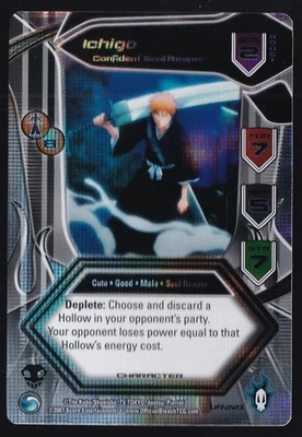 Bleach 2007 1st Edition Ultra Rare Foil UR221 Ichigo Confident Soul Reaper - Image 1 of 2