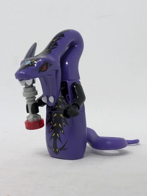 LEGO Ninjago PYTHOR Chumsworth Purple Black Minifigure 9449 w/Fang Blade - Image 1 of 4