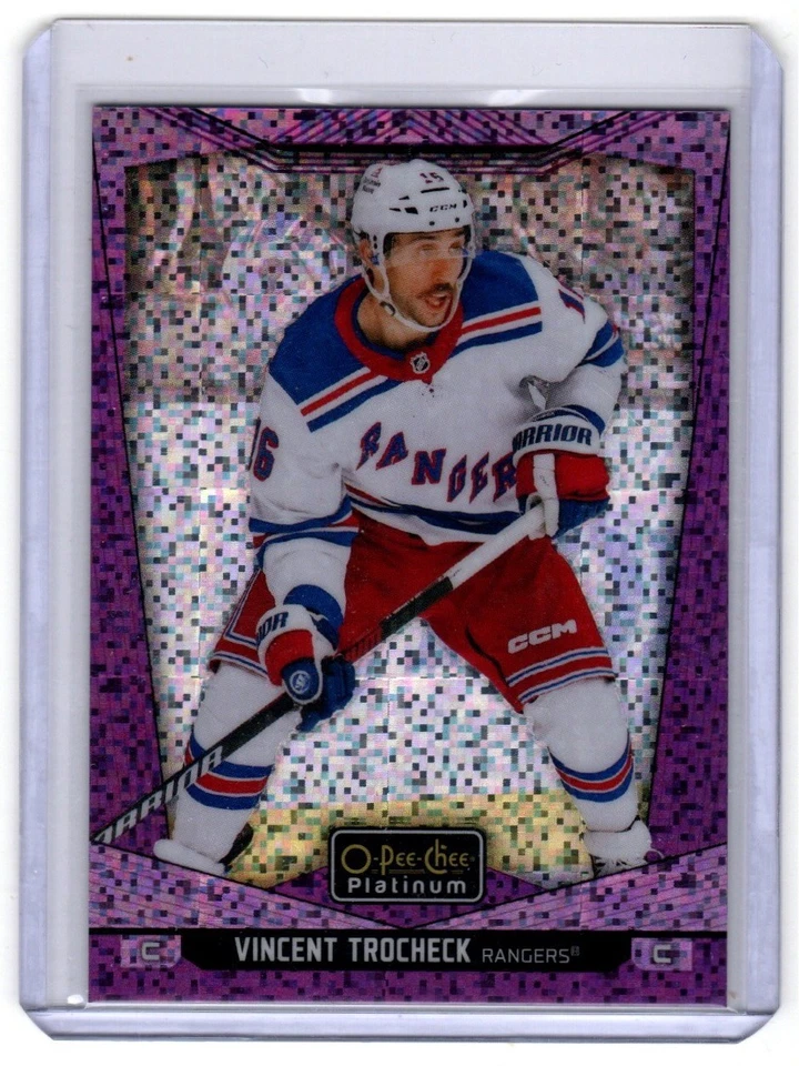 2024-25 O-Pee-Chee Platinum #68 Vincent Trocheck Violet Pixels #/299 - Image 1 of 1