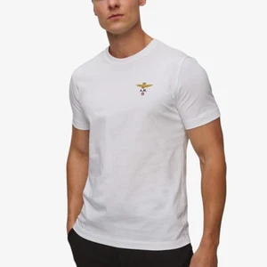 Men's Aeronautica Militare T-Shirt TS1580 White PE25 - Picture 1 of 5