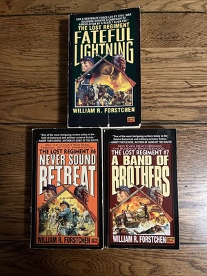 The Lost Regiment 1, 6 & 7, William R. Forstchen, Vintage Paperbacks - Image 1 of 4