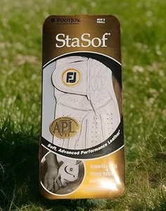 FootJoy FJ StaSof Guanto da Golf Uomo Piccolo 66763 Sinistro Pelle Bianco Nuovo - Foto 1 di 5