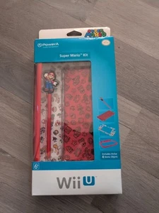 NEW Super MARIO Kit For WII U includes Stylus, Silicone Bumper, Case & Skin. G6 - Picture 1 of 5
