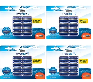 Schick Hydro 5 Blade Razor Refills, Hydrating Gel, 32 Cartridges - VALUE - Picture 1 of 1