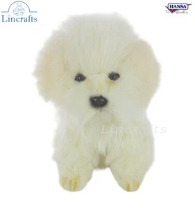 Malteserhund in einer Teetasse Stofftier von Hansa 8416 - Brandneu - Lincrafts UK Est 1993 - Bild 1 von 9