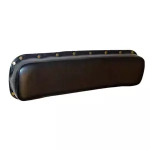 Black Back Rest Seat Cushion w/ Brass Rivets Fits John Deere A B D G R - Picture 1 of 6