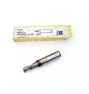 T38: Hydra Tools 4mm 3 scanalatura trapano fresatrice cnc fresatrice 1331 IVA incl - Foto 1 di 1