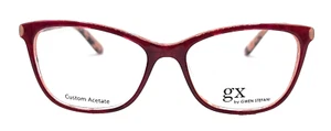 AUTHENTIC & NEW - GWEN STEFANI - GX073 BUR 51/15/135 BURGUNDY EYEGLASSES & CASE - Picture 1 of 3