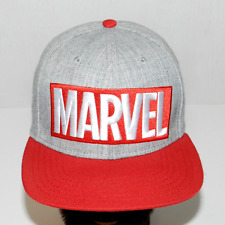Marvel Comics Baseball Cap Hat - Grey and Red / One Size Fits Most