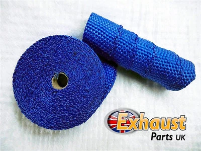 15 Metro Azul Envoltura Calor Tubo Escape Alta Temperatura Colector Rendimiento - Imagen 1 de 4