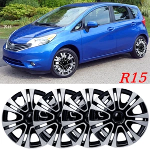 15" Hubcaps Wheel Cover Hub Caps Fits R15 Steel Wheel For Nissan Versa 2008-2016 - Picture 1 of 13