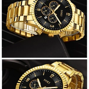 Gold Quarts Watch - Picture 1 of 3