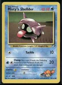 Pokémon Gym Heroes #089/132 Misty's Shellder comune, quasi nuovo o migliore - Foto 1 di 2