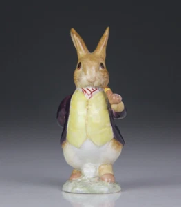 BESWICK BEATRIX POTTER MR BENJAMIN BUNNY PIPE OUT MAROON JACKET GOLD BACKSTAMP - Picture 1 of 10